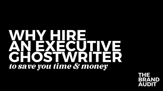 Why Hire an Executive Ghostwriter