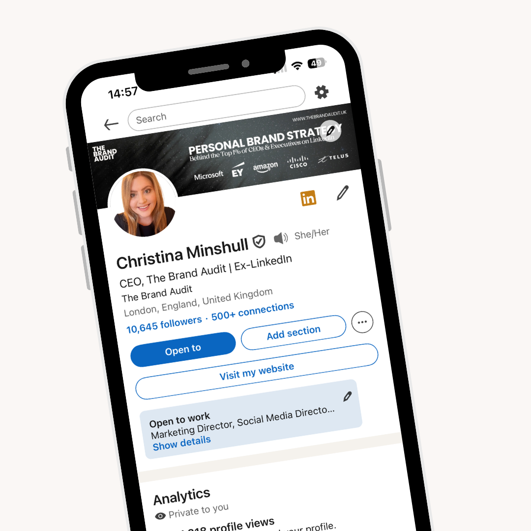 Christina Minshull LinkedIn